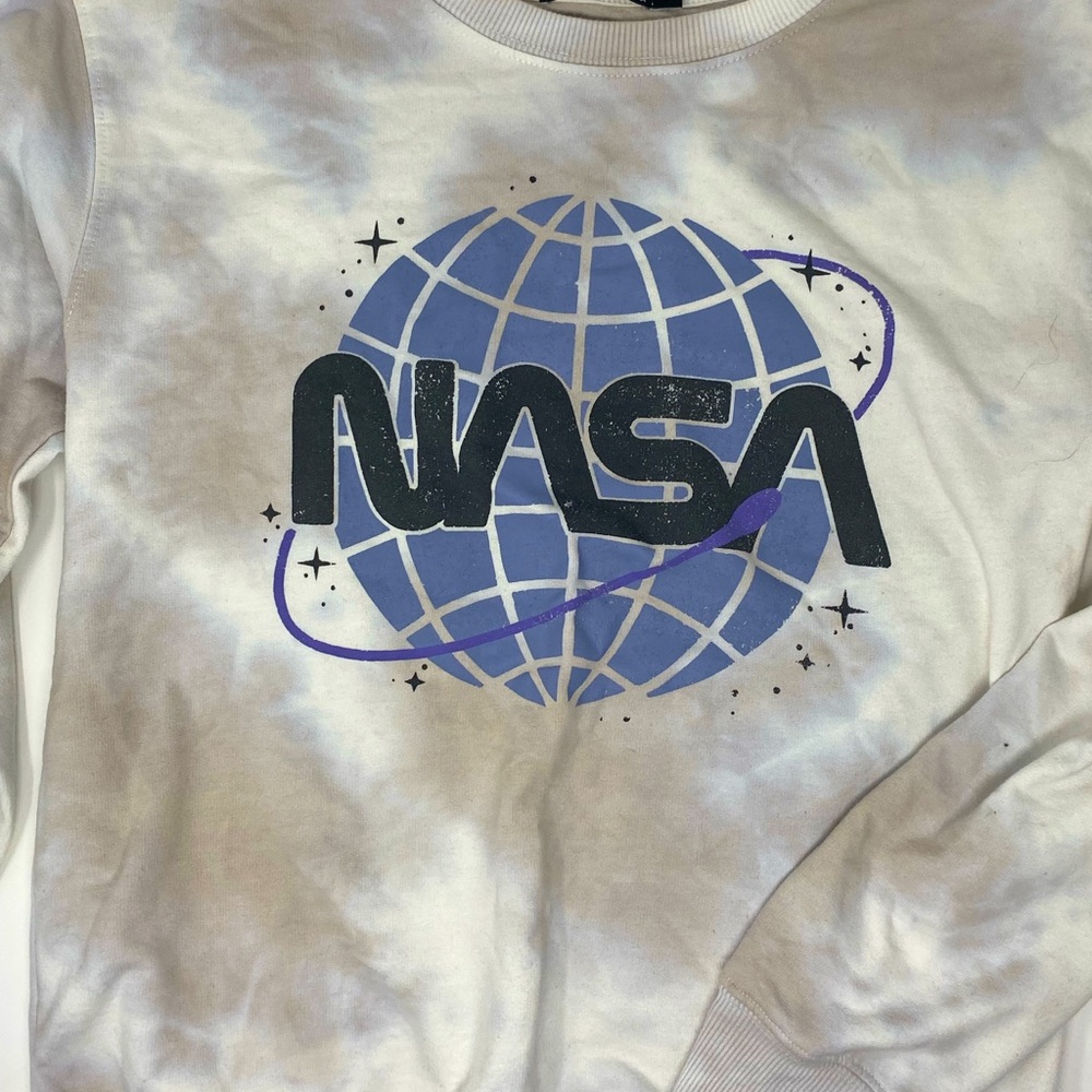 Tie dye NASA sweatshirt